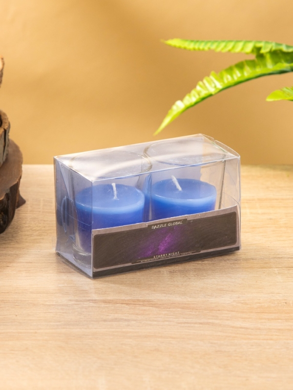 Набор свечей "DAZZLE CANDLE" 70 гр, звёздная ночь