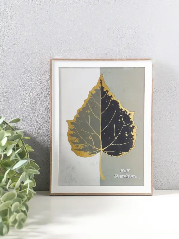 Фоторамка пластик 15х20 см "Современная классика" беж и белый 20,8х15,8х1,5 см