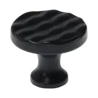 Ручка кнопка CAPPIO RK001, d=32 мм, чёрная, набор 10 шт.