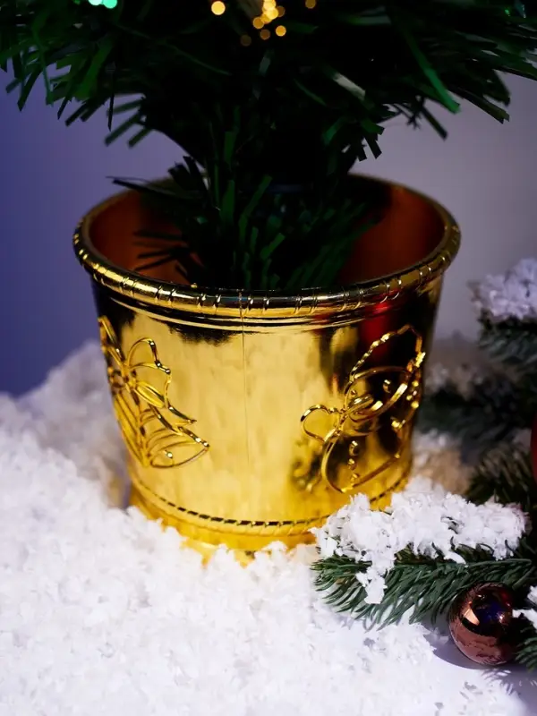 Ёлка светодиодная &laquo;Пучок&raquo; 60 см, диаметр нижнего яруса 37 см, 55 ПВХ веток