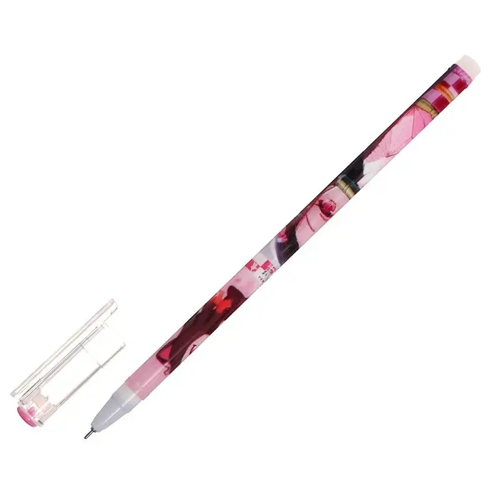 Ручка гелевая со стираемыми чернилами Calligrata, 0.5 мм, стержень синий, «Аниме», МИКС Ручка гелевая со стираемыми чернилами Calligrata, 0.5 мм, стержень синий, «Аниме», МИКС