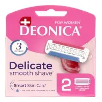 Сменные кассеты DEONICA 3 FOR WOMEN , 2 шт Сменные кассеты DEONICA 3 FOR WOMEN , 2 шт