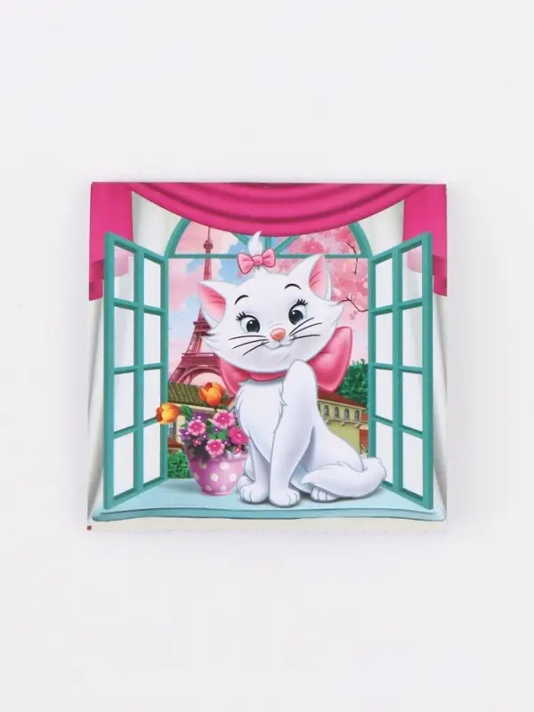 Блокнот 10х10см, 16 л МИКС "Принцессы"