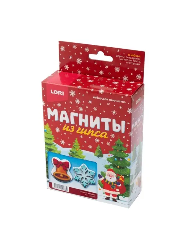 Магниты из гипса &laquo;Снежная мелодия&raquo;