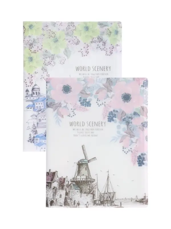 Папка формат А4, с 40 прозрачными файлами &laquo;Город&raquo;, МИКС