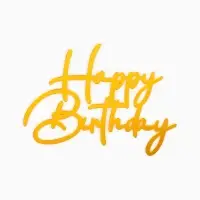 Набор декора для торта: топпер, корона, свеча