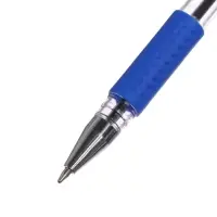 Ручка шариковая Calligrata, синий стержень, узел 0.5 мм, резиновый упор