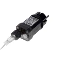 Гирлянда «Нить» 200 м роса, IP44, серебристая нить. 2000 LED, пульт, 36 В, свечение тёплое белое