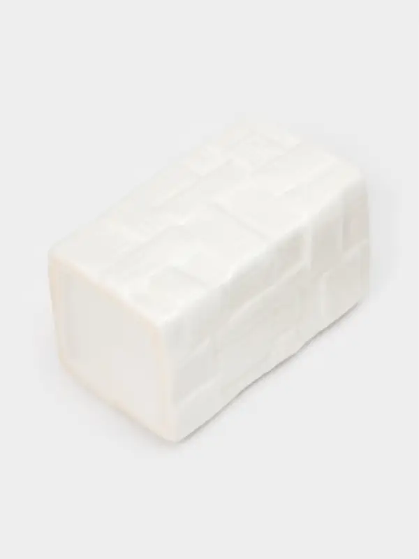 Набор для ванной "Плетение" 3 предмета (дозатор, стакан, мыльница), цвет белый