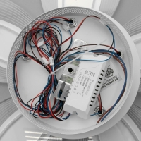Люстра с ПДУ 1136/5 LED 70Вт 3000К-6000К диммер белый 68х68х8 см BayerLux