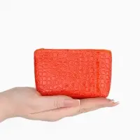 Кошелёк-монетница на молнии, 11.5&times;3&times;9 см, с текстурой, МИКС