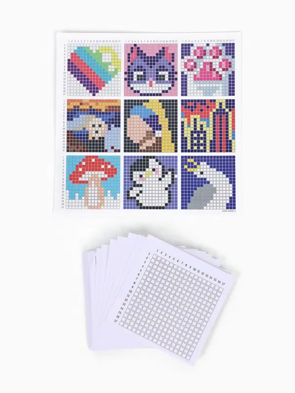 Стикеры для остатков квадратных страз