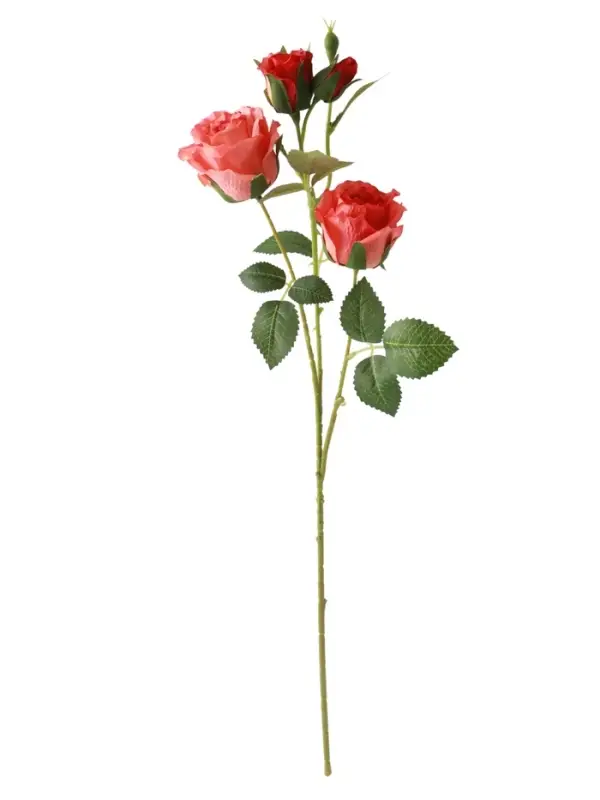 Цветы искусственные &laquo;Роза Августина галант&raquo;, d=6 см, h=55 см, персиковые