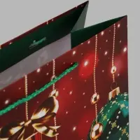 Пакет подарочный &laquo;Новогодняя коллекция&raquo;, 26&times;12&times;32 см