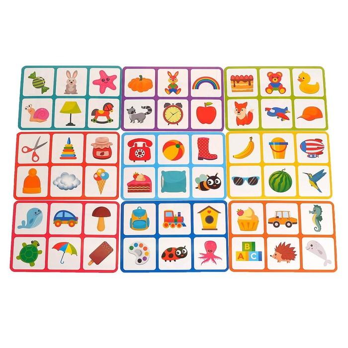 Настольная игра «Умное лото. Контуры», 2 игрока, 3+ Настольная игра «Умное лото. Контуры», 2 игрока, 3+