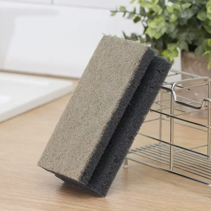 Губка бытовая с чистящим слоем Raccoon «Лофт», 1 шт, 15×7×4,5 см, профильная, крупонопористый поролон Губка бытовая с чистящим слоем Raccoon «Лофт», 1 шт, 15×7×4,5 см, профильная, крупонопористый поролон