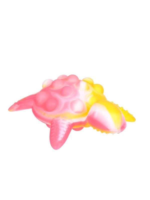 Прорезыватель силиконовый для зубов с погремушкой Крошка Я «Черепаха», розовый Прорезыватель силиконовый для зубов с погремушкой Крошка Я «Черепаха», розовый