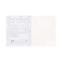 Тетрадь 12 листов в косую линию Hatber БЕЛАЯ, пластиковая обложка, скруглённые углы, блок офсет 60-65 г/м&sup2;