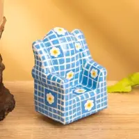 Сувенир «Кресло с ромашками», 8.5×5.5×4.5 см, дерево