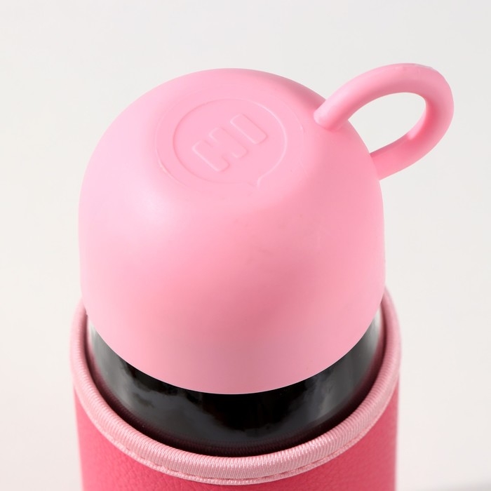 Бутылка для воды стеклянная в чехле «Лесная банда», 420 мл, h=17 см, цвет МИКС Бутылка для воды стеклянная в чехле «Лесная банда», 420 мл, h=17 см, цвет МИКС