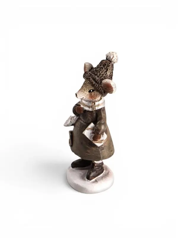 Фигурка &laquo;Мышка с подарком&raquo;, 3.2&times;3&times;8.2 см