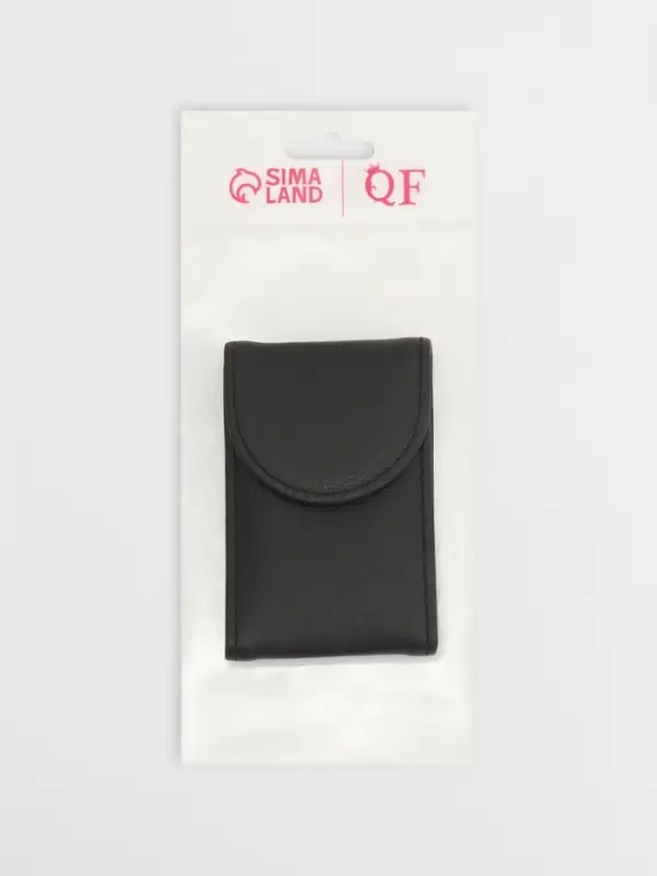 Набор маникюрный, 5 предметов, в чехле, чёрный