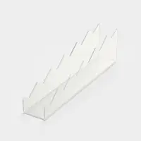 Горка для теней 4&times;24&times;7 см, 6 мест, оргстекло 2 мм, прозрачная