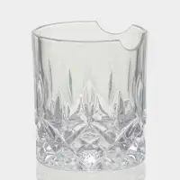Стакан для виски Old Fashioned, 300 мл, с подставкой под сигару, стекло, прозрачный
