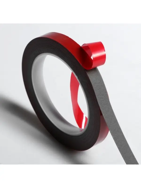 Клейкая лента TORSO, двусторонняя, усиленная, 12 мм &times; 5 м