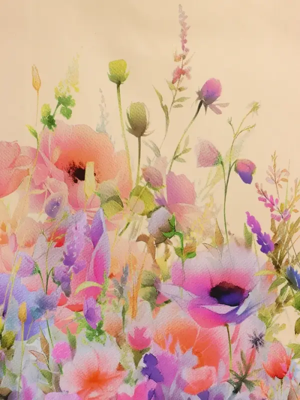 Пакет подарочный "Полевые цветы", ламинированный, 33 х 42,5 х 10 см