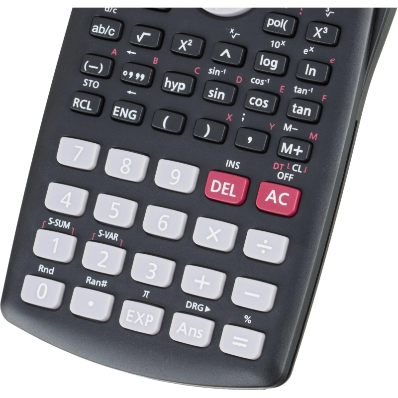 Калькулятор научный Attache AS-300,10р,2 стр,пит.от бат.,240 фун,темн.сер