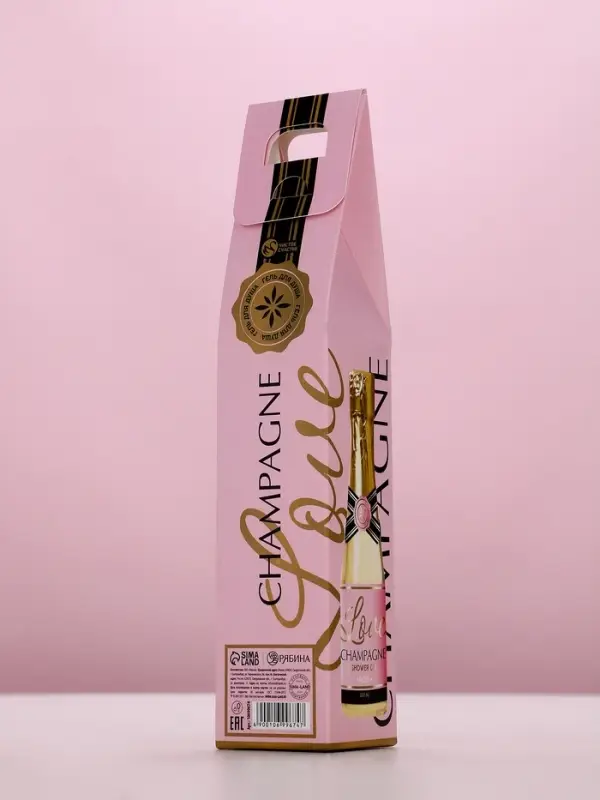 Гель для душа во флаконе шампанское Love Champagne, 250 мл, Чистое счастье