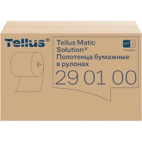 Полотенца бумажные в рулонах 1-сл. Торк/Tellus Матик 6рул/уп 290100
