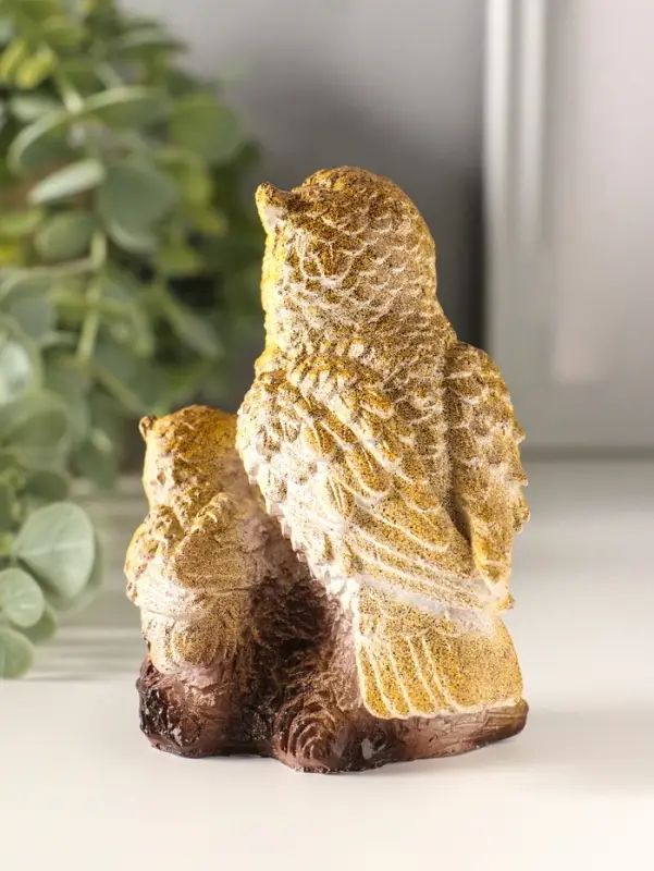 Сувенир Сова с совенком, микс 9,5х6х8 см