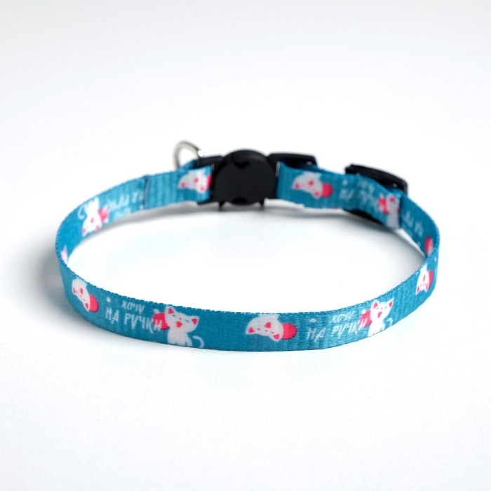Ошейник для кошек с фастексом «Хочу на ручки», 30 х 1 см Ошейник для кошек с фастексом «Хочу на ручки», 30 х 1 см