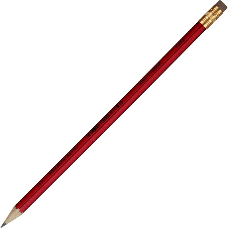 Карандаш чернографитный KOH-I-NOOR 1372 ORIENTAL HB с ластиком Чехия