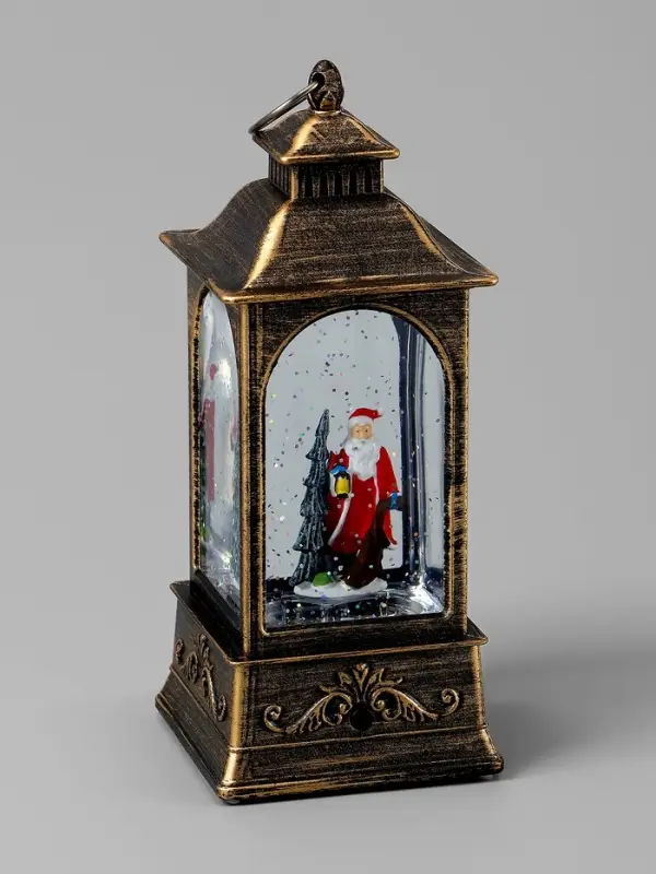 Фигура светодиодная фонарь  Фигура светодиодная фонарь "Дед мороз", 20х9х9 см, AAAx3, Т/БЕЛЫЙ