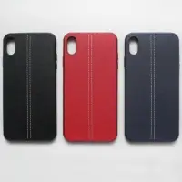 Чехол iPh XS MAX кожа