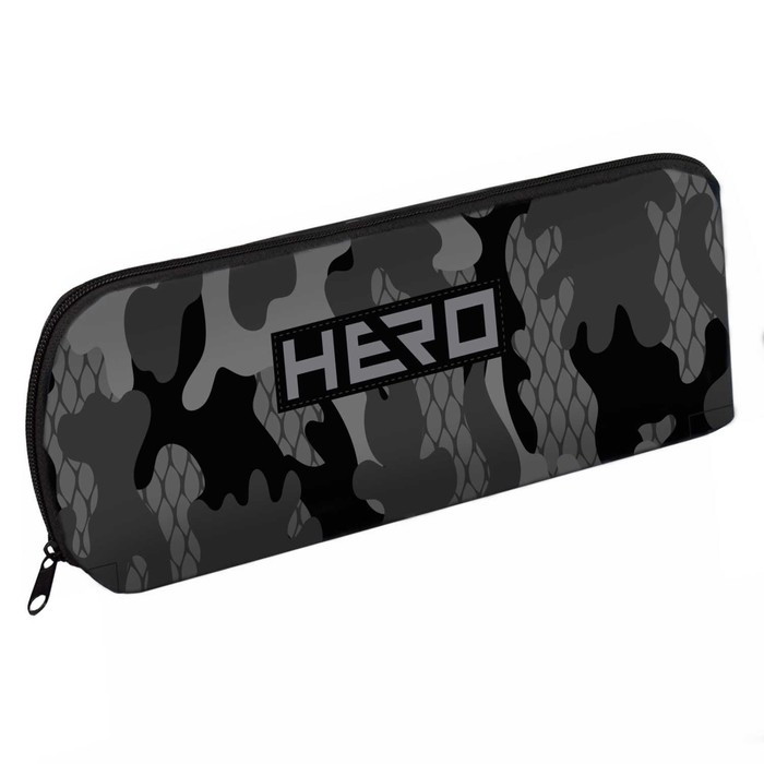 Пенал мягкий, 1 отделение, 80 х 220 х 60 мм, объемный, Феникс Пенал мягкий, 1 отделение, 80 х 220 х 60 мм, объемный, Феникс "Камуфляж" серый 65709