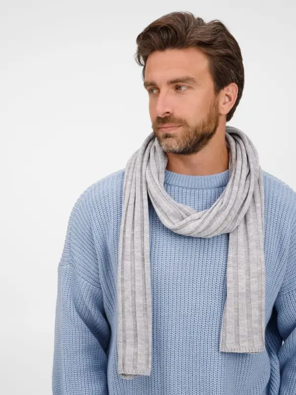 Шарф Metelitsa, серебристо-серый меланж Шарф Metelitsa, серебристо-серый меланж