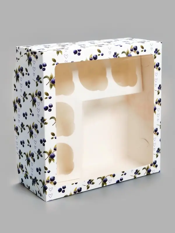 Коробка для капкейков For you, 25&times;25&times;10 см