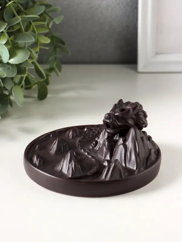 Подставка для благовоний TAKE IT EASY &laquo;Горный дракон&raquo;, стелющийся дым, 12&times;5 см