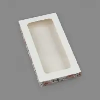 Коробка для шоколада, кондитерская упаковка, &laquo;Нежность&raquo;, с окном, 17.3&times;8.8&times;1.5 см