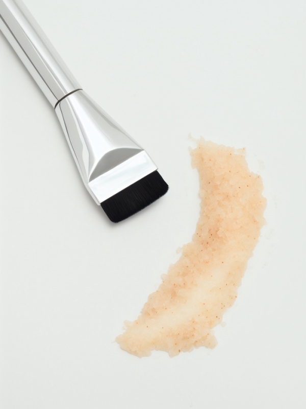 Кисть для масок, 14 см, цвет серебристый