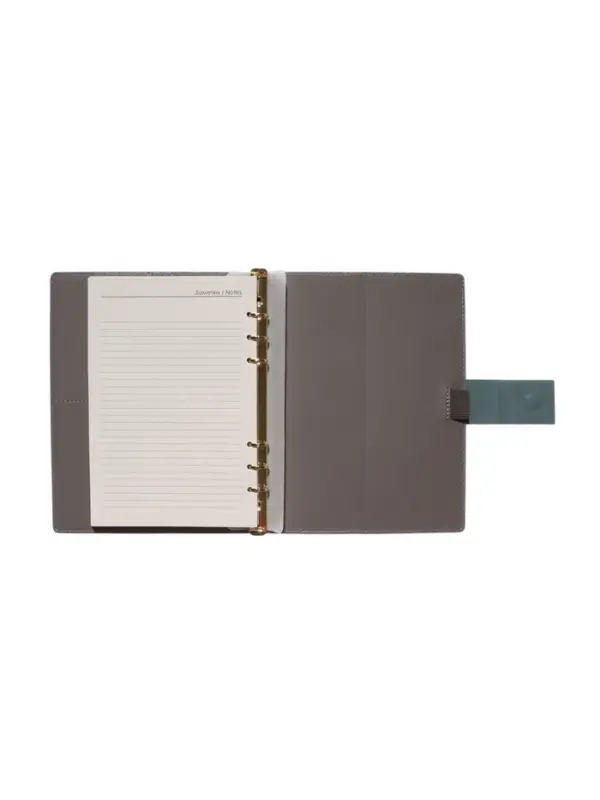 Органайзер на кольцах, А5, с хлястиком, 80л, линия, к/зам, Зеленый Органайзер на кольцах, А5, с хлястиком, 80л, линия, к/зам, Зеленый