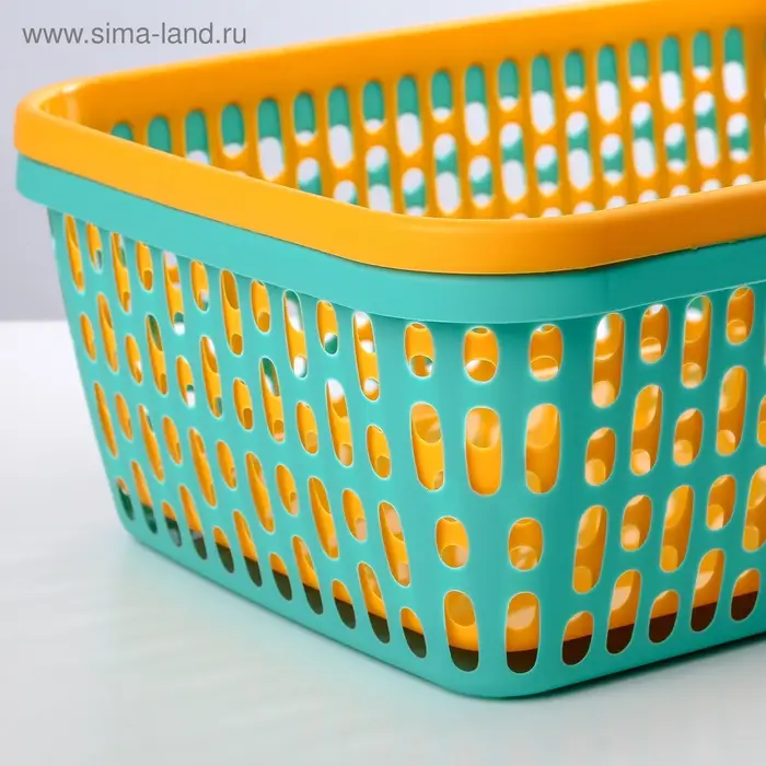 Корзина для хранения, 35&times;25&times;12 см, МИКС
