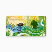 Тактильная книжка "Дружный зоопарк", Синий трактор Тактильная книжка "Дружный зоопарк", Синий трактор