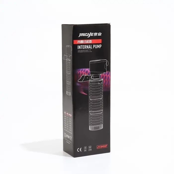 Фильтр внутренний JINGYE JY-8400F, трехсекционный, 1000 л/ч, 25 Вт