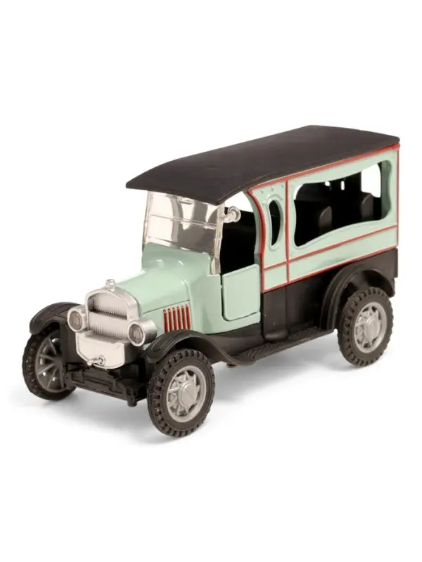 Машинка металлическая &laquo;Ретро&raquo;, инерционная, 1:32, открываются двери, цвет бежевый