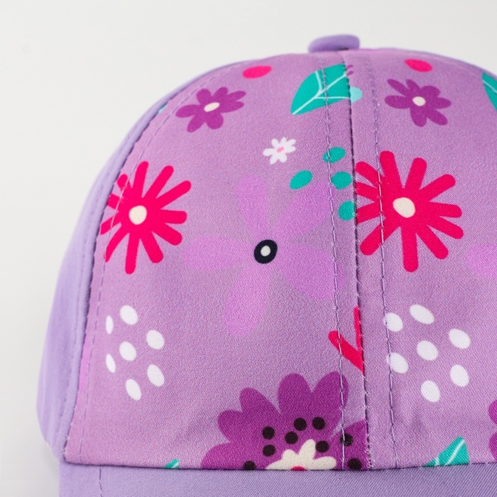 Кепка детская для девочки «Полянка Кепка детская для девочки «Полянка", р-р. 48-50